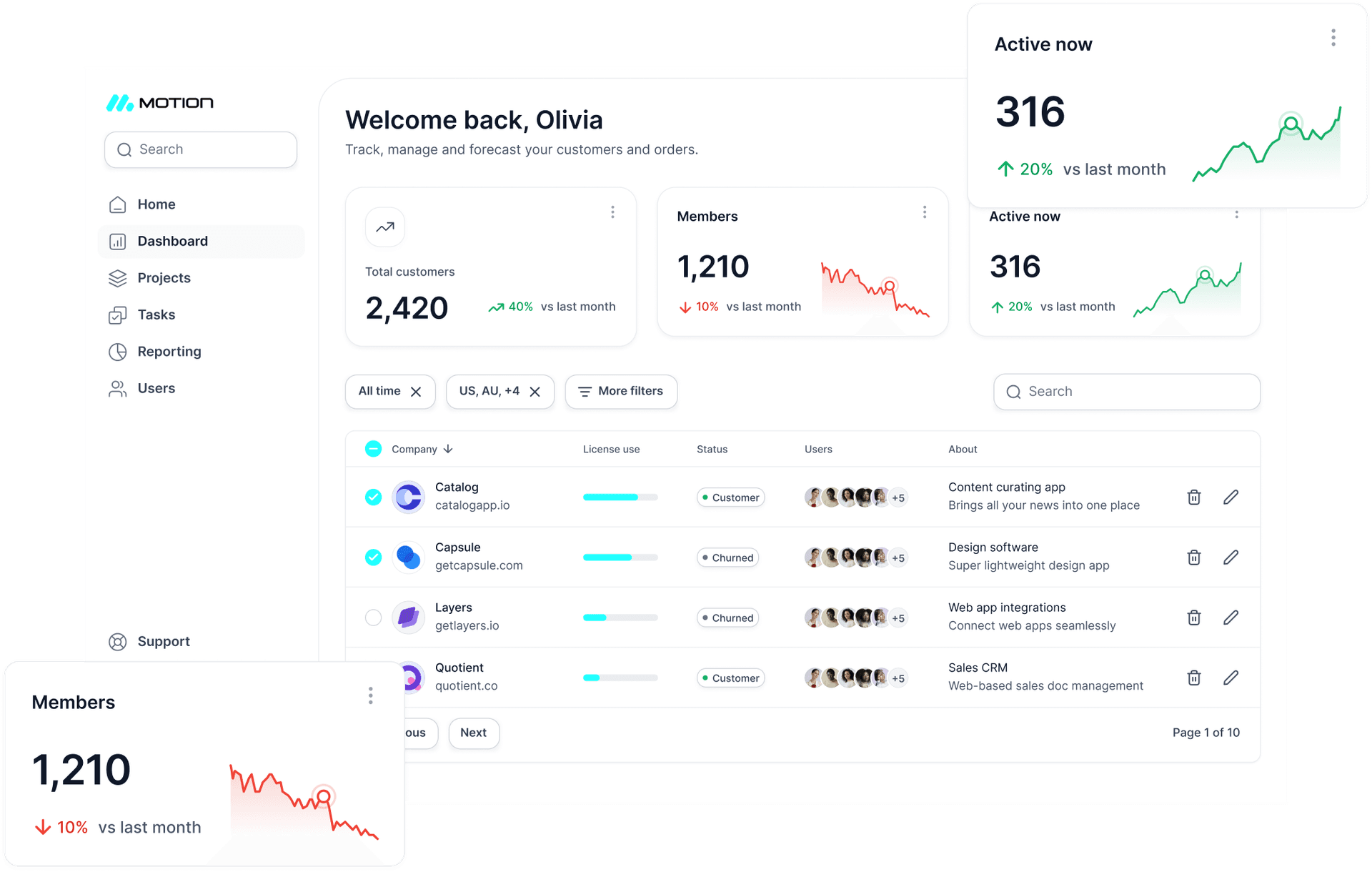 Motion freight shipping dashboard - instant quotes, load booking, and shipment tracking